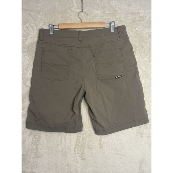PrAna Brion Men's Short 34W/9L Brown Nylon Elastane‎ - Picture 5 of 9